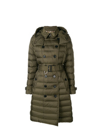 Burberry Quilted Double Breasted Coat