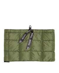 Olive Quilted Scarf
