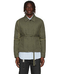 Craig Green Green Quilted Skin Front Jacket