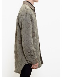 Ann Demeulemeester Long Quilted Jacket