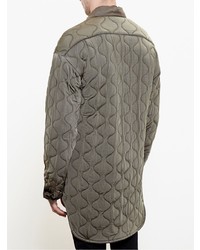 Ann Demeulemeester Long Quilted Jacket
