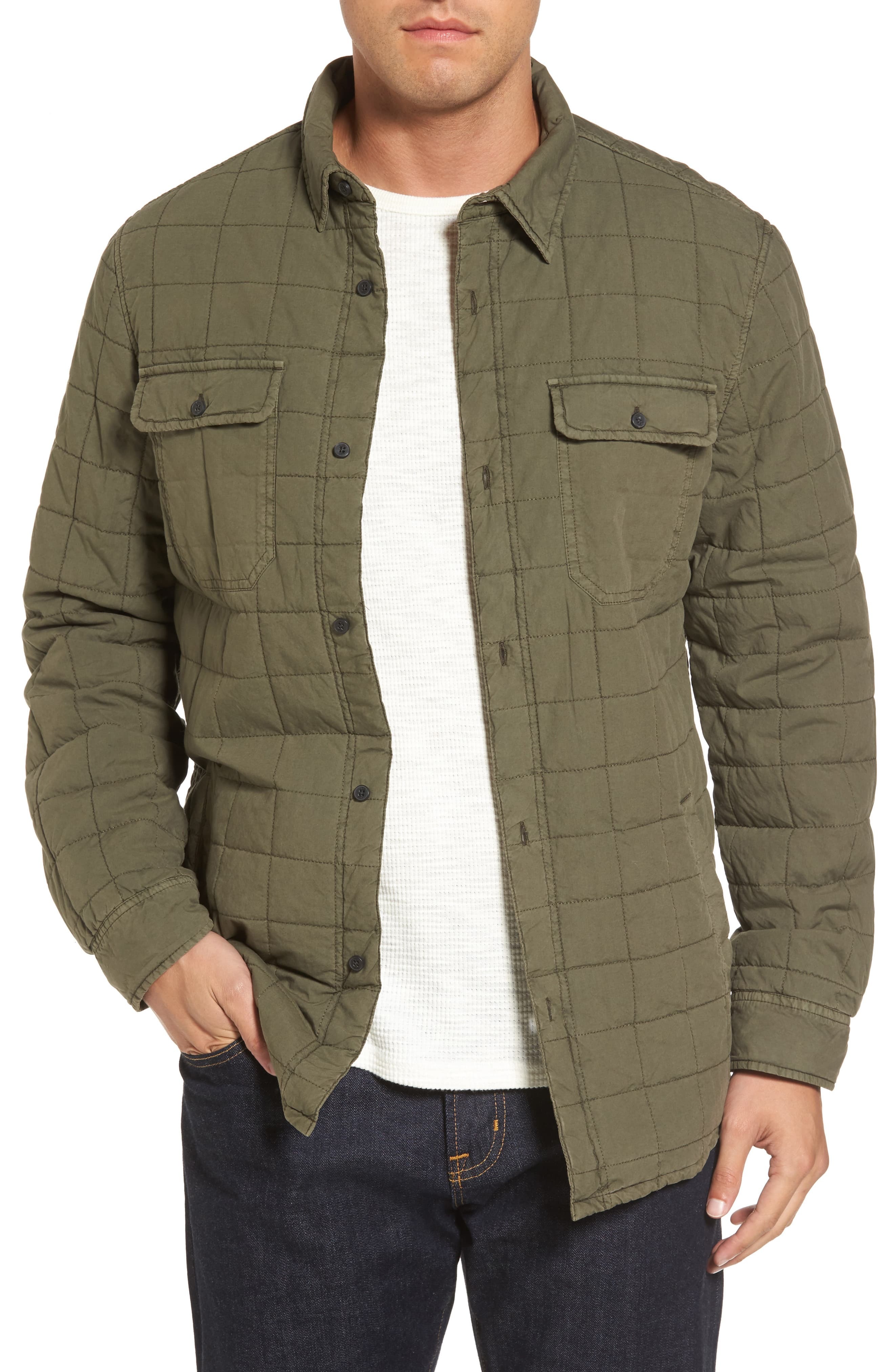 UGG Quilted Shirt Jacket, $155 | Nordstrom | Lookastic