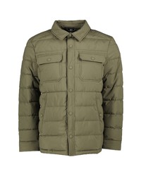 NOIZE Quilted Water Resistant Puffer Shirt Jacket