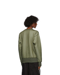 Ambush Green Padded Sweatshirt