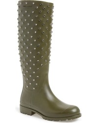 Olive Rain Boots
