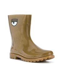 Chiara Ferragni Glitter Eye Rain Boots
