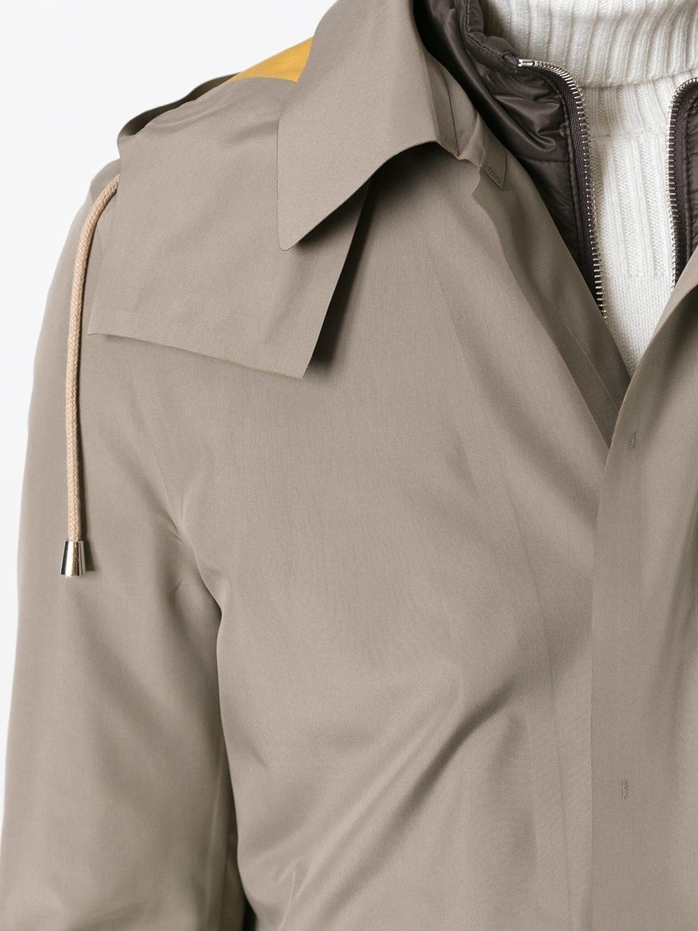 Kiton Detachable Lining Raincoat, $519 | farfetch.com | Lookastic.com