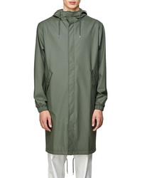 Rains Fishtail Waterproof Hooded Rain Jacket