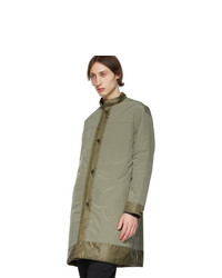 N. Hoolywood Green Nylon Coat