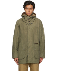 Barbour Green Overdyed Beaufort Casual Coat