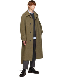 Solid Homme Khaki Oversized Coat