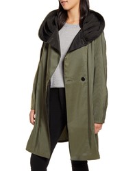 Mycra Pac Reversible Pleat Hooded Raincoat