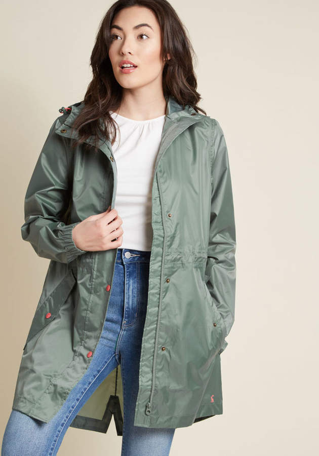 joules green raincoat