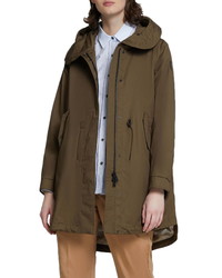 Woolrich Water Resistant Hooded Raincoat