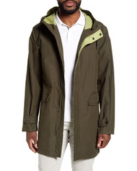 Vince Camuto Water Resistant Hooded Raincoat