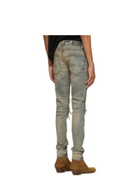 Amiri Indigo Bandana Mx1 Jeans