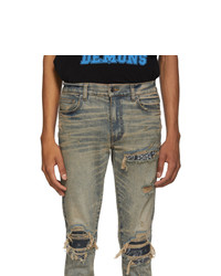 Amiri Indigo Bandana Mx1 Jeans