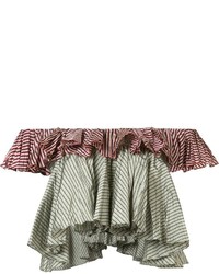 Tome Ruffle Cropped Top