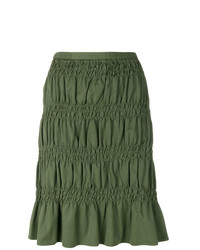 Romeo Gigli Vintage Gathered Short Skirt