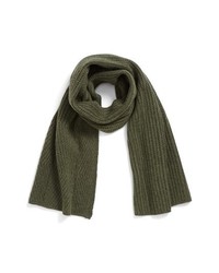 Echo Pointelle Scarf Olive One Size One Size