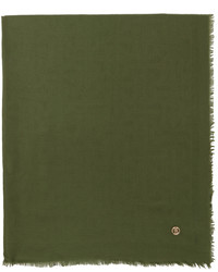 Burberry Green Monogram Scarf