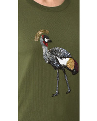 Markus Lupfer Sequin Bird Sweater