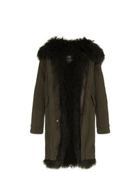 Mr & Mrs Italy Shearling Lined Hooded Cotton Parka