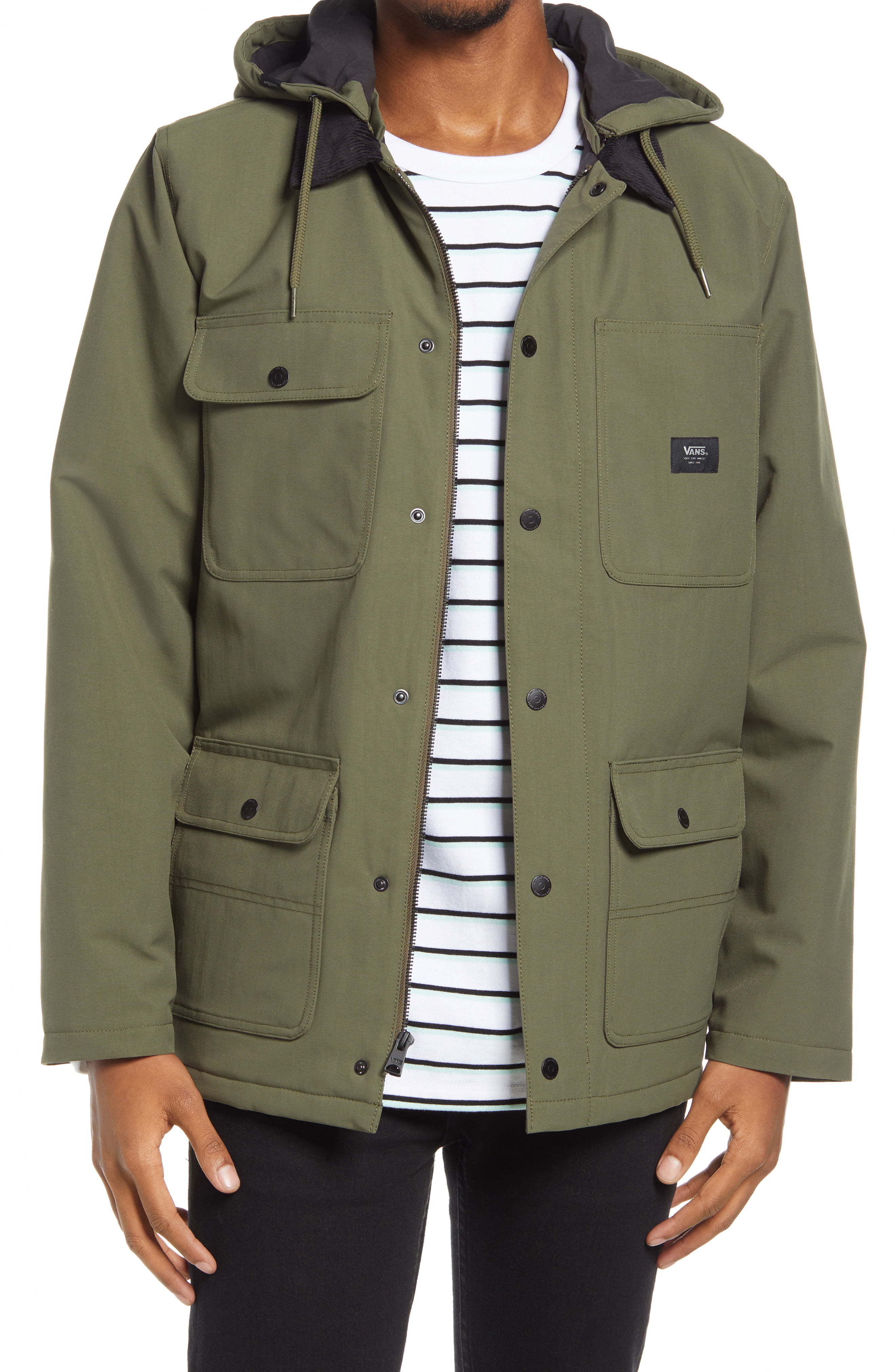 Vans Drill Hooded Chore Coat, $71 | Nordstrom | Lookastic