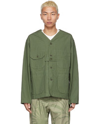 Engineered Garments Green Cardigan Jacket