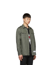 Givenchy Green Military Over Shirt