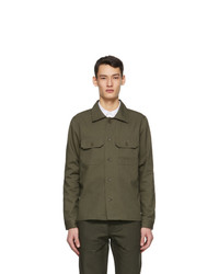 Naked and Famous Denim Green Oxford Work Shirt