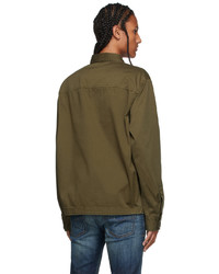 Diesel Khaki Woven Cotton Jacket
