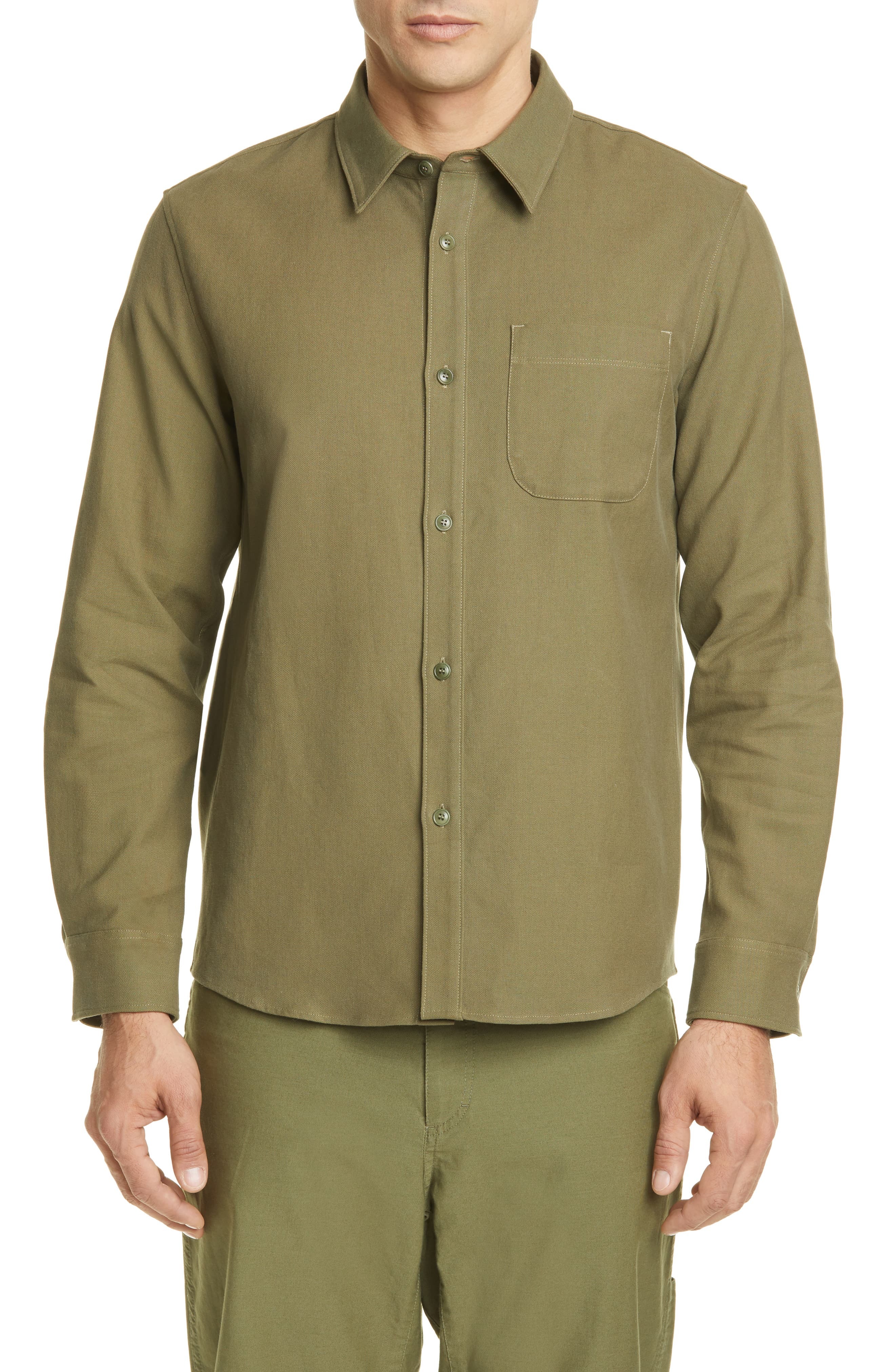 A.P.C. Surchemise Trek Shirt Jacket, $153 | Nordstrom | Lookastic