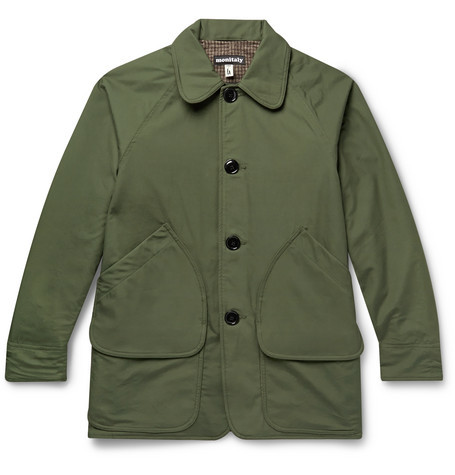 Monitaly Vancloth Cotton Sateen Chore Jacket, $284 | MR PORTER