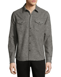 ATM Anthony Thomas Melillo Donegal Twill Button Shirt Multi