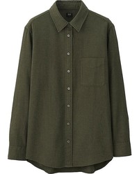 Uniqlo Flannel Long Sleeve Shirt