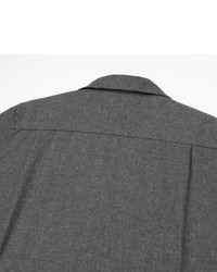 Uniqlo Idlf Flannel Open Collar Long Sleeve Shirt