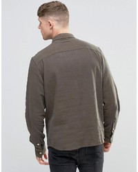 Bellfield Linen Khaki Shirt