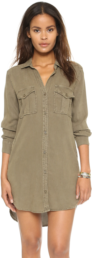 bella dahl utility shirt dress