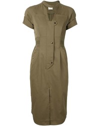 Mame Fitted Shirt Dress