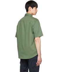 Stone Island Green Patch Shirt