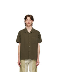 Ps By Paul Smith Khaki Classic Fit Short Sleeve Shirt