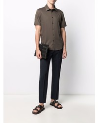 Z Zegna Plain Short Sleeve Shirt