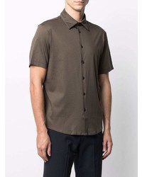 Z Zegna Plain Short Sleeve Shirt