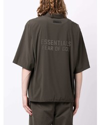 FEAR OF GOD ESSENTIALS Rubberised Logo Short Sleeve Shirt