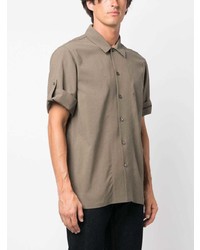 Helmut Lang Short Sleeve Button Up Shirt
