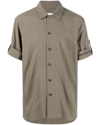Helmut Lang Short Sleeve Button Up Shirt