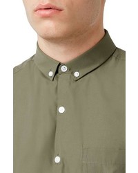 Topman Slim Fit Short Sleeve Shirt