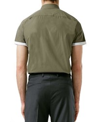 Topman Slim Fit Short Sleeve Shirt