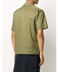 Christian Pellizzari Zip Detail Short Sleeve Shirt